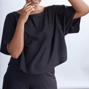 Jamie and the Jones Blank Canvas Top in Raw Silk